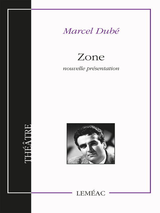 Title details for Zone by Marcel Dubé - Available